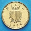 Монета Мальты 1 цент 1991-1998 год. Ласка.