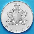 Монета Мальты 2 фунта 1972 год. Форт Сант-Анджело. Серебро.