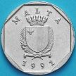 Монета Мальты 5 центов 1991-2001 год.