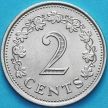 Монета Мальты 2 цента 1972 год. Пентесилея. aUNC/XF