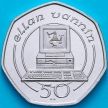 Монета Остров Мэн 50 пенсов 1990 год. Компьютер.