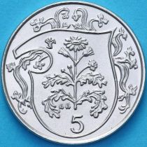 Остров Мэн 5 пенсов 1985 год. АА