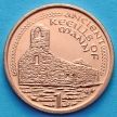 Монета Остров Мэн 1 пенни 2002 год. Руины древнего замка. АА