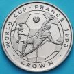 Монета Острова Мэн 1 крона 1998 год. ЧМ по футболу. Удар по воротам.