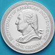 Монета Остров Мэн 1 крона 1976 год. Джордж Вашингтон. Серебро