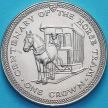 Монета Остров Мэн 1 крона 1976 год.  Конная железная дорога.