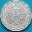 Монета Остров Мэн 1 крона 1979 год. 300 лет монетам острова Мэн. Серебро