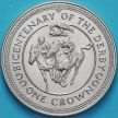 Монета Остров Мэн 1 крона 1980 год. Дерби. 