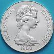Монета Остров Мэн 1 крона 1980 год. Дерби. Серебро
