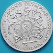 Монета Остров Мэн 1 крона 1980 год. Олимпиада, Москва №1. Серебро