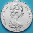 Монета Остров Мэн 1 крона 1980 год. Олимпиада, Москва №1. Серебро