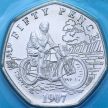 Монета Остров Мэн 50 пенсов 2024 год. Первая гонка TT 1907 года. BU