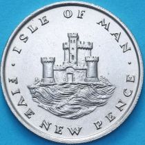 Остров Мэн 5 новых пенсов 1971 год