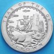 Монета Острова Мэн 1 крона 1997 год. Год быка
