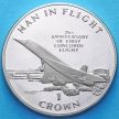 Монета Острова Мэн 1 крона 1994 год. Конкорд