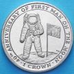 Монета Острова Мэн 1 крона 2009 год. Высадка человека на луне