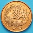 Монета Остров Мэн 1/2 пенни 1983 год.