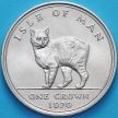 Монета Остров Мэн 1 крона 1970 год. Мэнская кошка