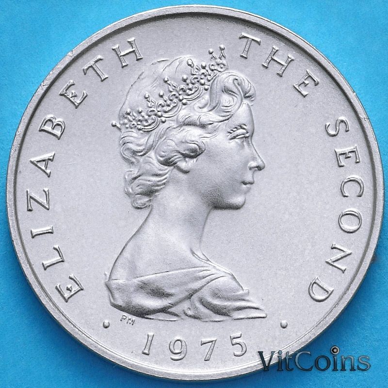 Монета Остров Мэн 1 новый пенни 1975 год. Монета Остров Мэн 1 новый пенни 1975 год.