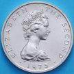 Монета Остров Мэн 10 новых пенсов 1975 год. Серебро.