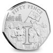 Монета Остров Мэн 50 пенсов 2020 год. 75 лет окончания Второй Мировой войны. I