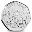 Монета Остров Мэн 50 пенсов 2020 год. 75 лет окончания Второй Мировой войны. R