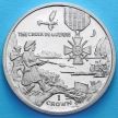 Монета Острова Мэн 1 крона 2004 год. Французский Военный крест.