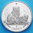 Монета Острова Мэн 1 крона 2005 год. Гималайская кошка.