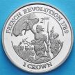Монета Острова Мэн 1 крона 1998 год. Французская революция.