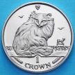 Монета Острова Мэн 1 крона 1995 год. Турецкая ангора.