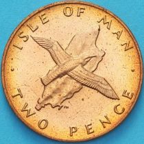 Остров Мэн 2 пенса 1977 год. Малый буревестник.