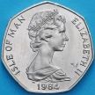 Монета Остров Мэн 50 пенсов 1984 год. Рождество. АС