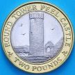 Монета Остров Мэн 2 фунта 2009 год. Замок Пил