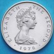 Монета Остров Мэн 1 пенни 1976 год. Серебро.