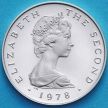 Монета Остров Мэн 1 пенни 1978 год. Серебро.