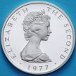 Монета Остров Мэн 10 пенсов 1977 год. Серебро. Proof
