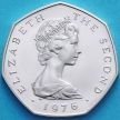 Монета Остров Мэн 50 пенсов 1976 год. Серебро.