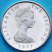 Монета Остров Мэн 1/2 пенни 1977 год. Серебро. Proof