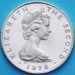 Монета Остров Мэн 1 фунт 1978 год. Серебро.  Отметка "F"