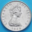 Монета Остров Мэн 5 пенсов 1976 год. Отметка монетного двора только на аверсе