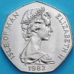 Монета Остров Мэн 50 пенсов 1982 год. Рождество
