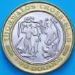 Монета Остров Мэн 2 фунта 2002 год. Крест Торвальда. АА