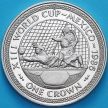 Монета Остров Мэн 1 крона 1986 год. ЧМ по футболу в Мексике