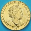 Монета Остров Мэн 5 фунтов 2017 год. Рождество