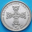 Монета Остров Мэн 5 пенсов 2002 год. Кельтский крест. АВ