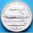 Монета Острова Мэн 1 крона 1995 г. Дуглас C-47 Дакота