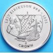 Монета Острова Мэн 1 крона 1997 год. Лайф Эриксон