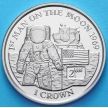 Монета Острова Мэн 1 крона 2000 г. Первый человек на Луне