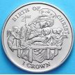 Монета Остров Мэн 1 крона 1997 год. Рождество