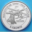 Монета Острова Мэн 1 крона 2000 год. Международная космическая станция